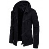  Autumn and Winter New Men'S Hooded Cardigan Jacket