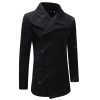 Autumn and Winter New Single-Breasted Men'S Casual Slim Trench Coat