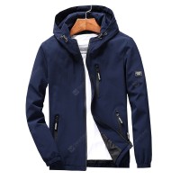  Men'S Jacket Hooded Zip Jacket