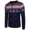  New Ethnic Style Christmas Men'S Fashion Print Jacket