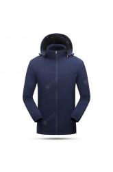  Autumn Men's Jacket Coat Large Size Hooded Large Size Outdoor Jacket Male