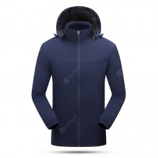  Autumn Men's Jacket Coat Large Size Hooded Large Size Outdoor Jacket Male