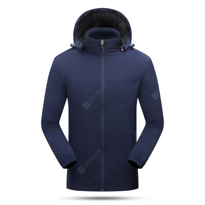  Autumn Men's Jacket Coat Large Size Hooded Large Size Outdoor Jacket Male