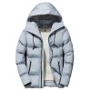 Autumn and Winter Korean Style Stand Collar Slim Warm Men's Padded Jacket