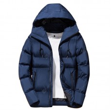 Autumn and Winter Korean Style Stand Collar Slim Warm Men's Padded Jacket