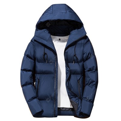 Autumn and Winter Korean Style Stand Collar Slim Warm Men's Padded Jacket