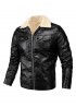 Autumn and Winter Plus Thick Velvet Leather Jacket Male Coat