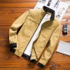 Fall  Men's Casual Jacket Coat Jacket Men Washed Cotton Jacket Coat