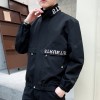 Men Men's Winter Jacket Collar Korean Loose Casual Sports Jacket Embroidered Letters Fashion Trend