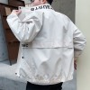 Men Men's Winter Jacket Collar Korean Loose Casual Sports Jacket Embroidered Letters Fashion Trend