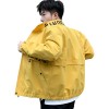 Men Men's Winter Jacket Collar Korean Loose Casual Sports Jacket Embroidered Letters Fashion Trend