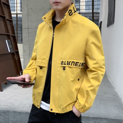 Men Men's Winter Jacket Collar Korean Loose Casual Sports Jacket Embroidered Letters Fashion Trend