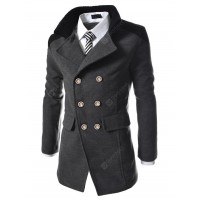 Men's Coats Stylish Turn-down Collar Comfort Warm