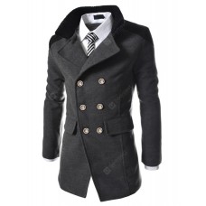 Men's Coats Stylish Turn-down Collar Comfort Warm