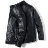 Men's Thin Coat PU Leather Jacket Waterproof Leather Jacket