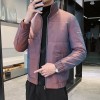 Padded Male Korean Teenagers Ins Winter Leisure Warm Light Perception Symphony Stand-up Collar Jacket Men