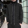 Padded Male Korean Teenagers Ins Winter Leisure Warm Light Perception Symphony Stand-up Collar Jacket Men