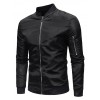 Solid Color Fashion Jacket for Men