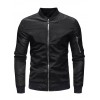 Solid Color Fashion Jacket for Men