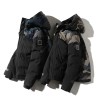 Winter Men's Thick Warm Hooded Cotton Jacket Padded Tide Parkas