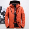 -20 Degree Winter Down Coat Men White Duck Down Parkas Jacket Mens Warm Hooded Thick Snow Parka Jacket Overcoat Windbreaker