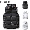   Autumn Winter Sleeveless Jacket Down Vest High Quality Men Warm Thick Loose Hooded Coats Padded Waistcoat Down Vest Men