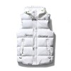   Autumn Winter Sleeveless Jacket Down Vest High Quality Men Warm Thick Loose Hooded Coats Padded Waistcoat Down Vest Men