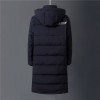   Winter 90% White Duck Down Jacket Men Hooded Fashion High Quality Winter Coat Men Long Thicken Warm Down Coat Black Parkas