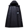   Winter 90% White Duck Down Jacket Men Hooded Fashion High Quality Winter Coat Men Long Thicken Warm Down Coat Black Parkas