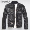 Men Leather Jacket 100% Genuine Real Sheep Goat Skin Brand Black Male Bomber Motorcycle Biker Man Coat Autumn Spring Clothes 4.8