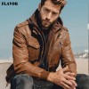 Men Real Leather Jacket Men Motorcycle Removable Hood winter coat Men Warm Genuine Leather Jackets