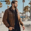 Men Real Leather Jacket Men Motorcycle Removable Hood winter coat Men Warm Genuine Leather Jackets