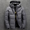 Men White Duck Down Jacket Winter Warm Hooded Thick Puffer Jacket Coats High Quality Overcoat Down Parka Male Jackets Men