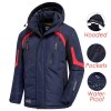 Men Winter New Outdoor Jet Ski Premium Snow Warm Parkas Jacket Coat Men Outwear Casual Hooded Waterproof Thick Fleece Parka Men