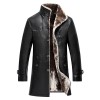 Mens Clothing Genuine Sheep Leather Natural Coat Winter Parka Real Fur Long Plush Thick Oversize Sheepskin Jackets For Man M-5XL