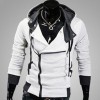 Mens Plus Size Sweatshirt Jackets Autumn Casual Fleece Coats Solid Color Mens Sportswear Stand Collar Sliming Jackets