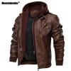 Mountainskin New Men&39s Leather Jackets Autumn Casual Motorcycle PU Jacket Biker Leather Coats Brand Clothing EU Size SA722