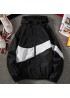 New Men Spring Fall Thin Hoodies Coats Long Sleeves Color Block Zipper Hooded Sweatshirts Jacket Male Black /White/ Gray Outwear