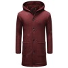 Autumn and Winter New Men'S Thickening Long Button Cardigan Sweater