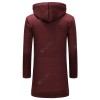 Autumn and Winter New Men'S Thickening Long Button Cardigan Sweater