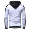  Winter Pullover Slim Casual Streetwear Solid Color Men Hoodies