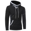 Applique Accessories Men's Casual Hooded Sweater Coat