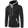 Applique Accessories Men's Casual Hooded Sweater Coat