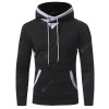 Applique Accessories Men's Casual Hooded Sweater Coat