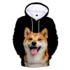 Creative Casual Trend 3D Digital Printing Men's Hoodie Sweater - Shiba Inu Series