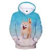 Creative Casual Trend 3D Digital Printing Men's Hoodie Sweater - Shiba Inu Series