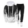 Men& 39s Set Hoodie Sets Men Tracksuit Sportswear Hoodies+Sweatpant 2 Pieces Autumn Winter Male Warm Clothing Pullover Sweatshirts