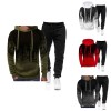 Men& 39s Set Hoodie Sets Men Tracksuit Sportswear Hoodies+Sweatpant 2 Pieces Autumn Winter Male Warm Clothing Pullover Sweatshirts