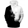 Men's 3D Creative Printing Hoodie Street Fashion Pullover