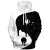 Men's 3D Creative Printing Hoodie Street Fashion Pullover